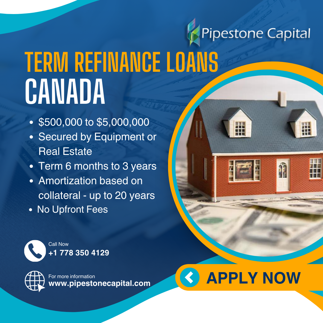 Business Term Refinance Loans Canada