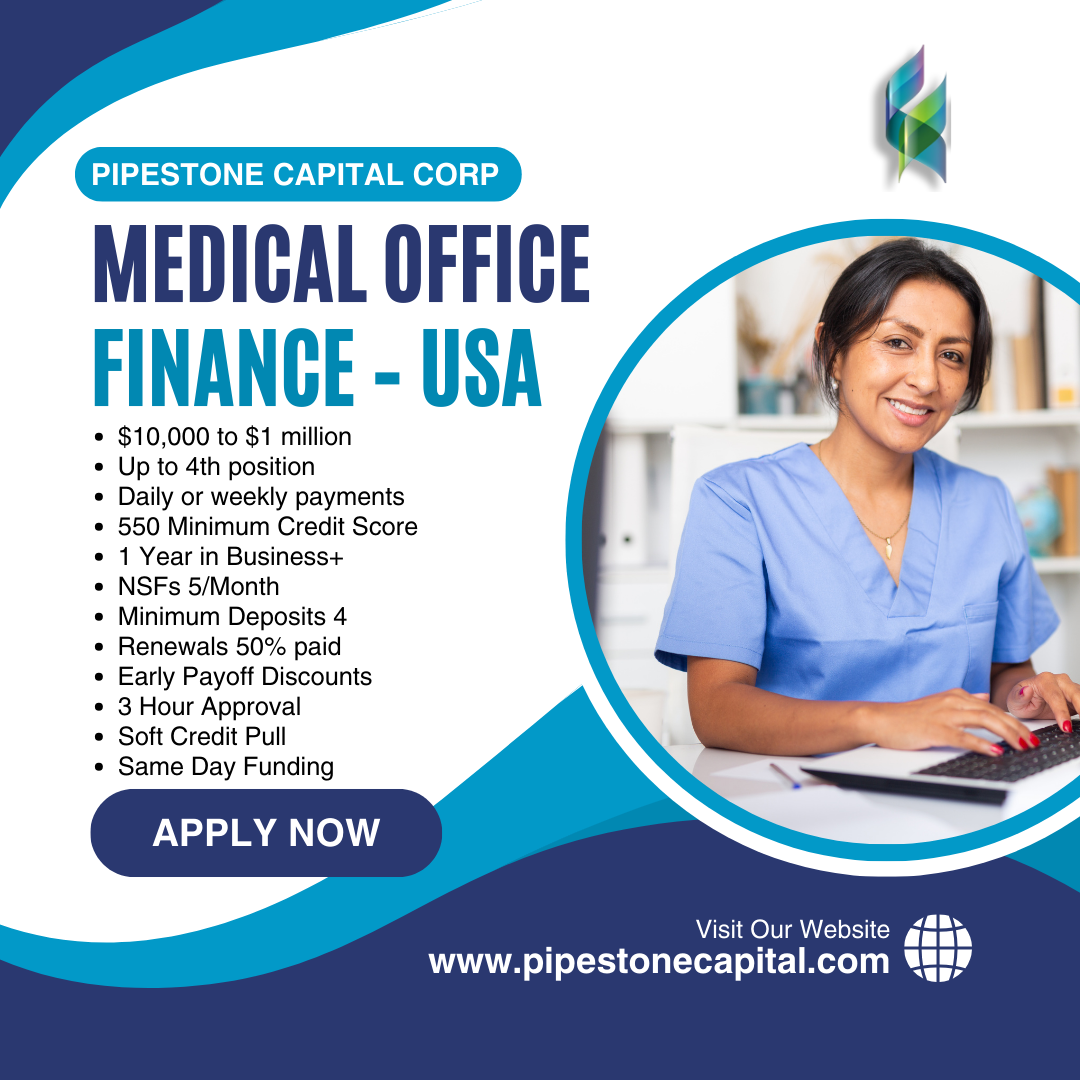 Medical Office Finance Available in the USA